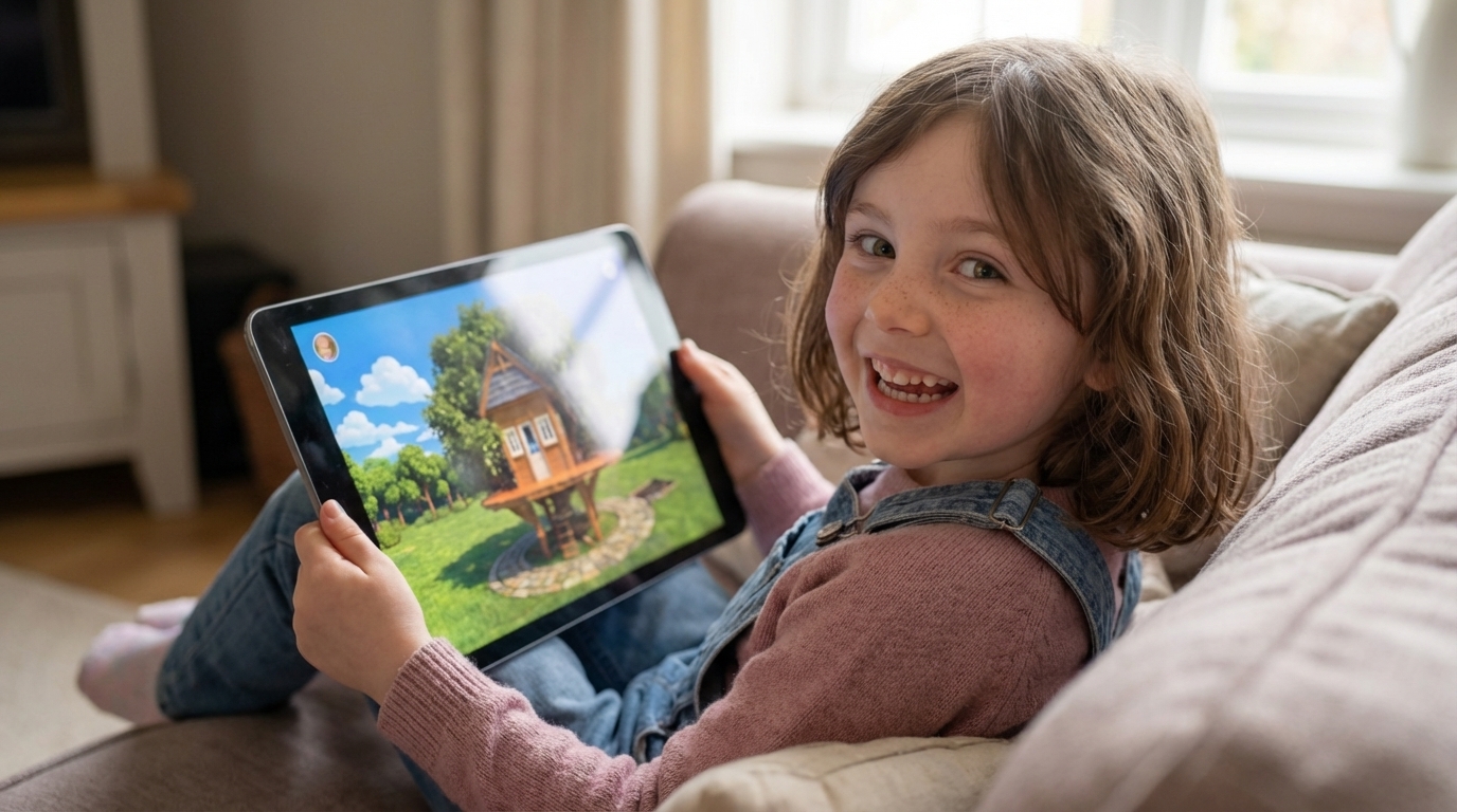 Child playing Owee